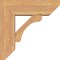 Ekena Millwork Legacy Slat Smooth Bracket w/ Offset Brace, Western Red Cedar, 7 1/2"W x 22"D x 22"H BKT0806X22X22LEC06SWR - alternate 4